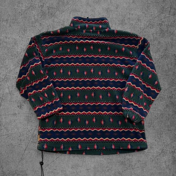 90s Cherokee Abstract Quarter Zip Fleece - Picture 5 of 5